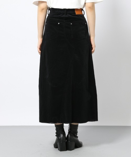 PAGEBOY（ページボーイ）の「コーデュロイリメイクフウスカート（スカート・レディース・ブラック/オフホワイト/ライラック・FREE）」の10枚目の写真