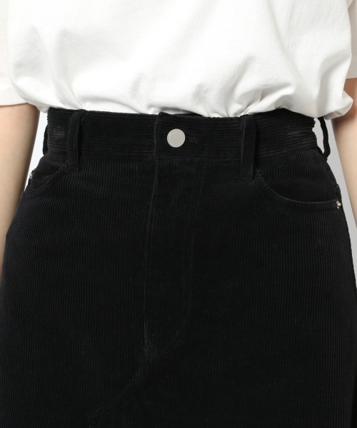 PAGEBOY（ページボーイ）の「コーデュロイリメイクフウスカート（スカート・レディース・ブラック/オフホワイト/ライラック・FREE）」の9枚目の写真