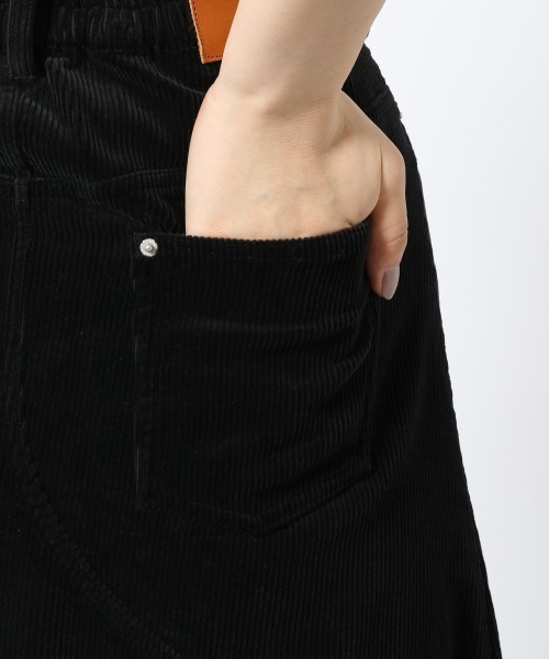 PAGEBOY（ページボーイ）の「コーデュロイリメイクフウスカート（スカート・レディース・ブラック/オフホワイト/ライラック・FREE）」の16枚目の写真