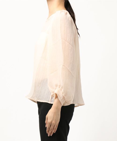 flower(フラワー)の「ウォータリーレディブラウス(シャツ/ブラウス・レディース・アイボリー/ベージュ・FREE)」の3枚目の写真
