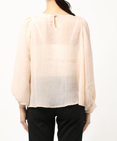 flower(フラワー)の「ウォータリーレディブラウス(シャツ/ブラウス・レディース・アイボリー/ベージュ・FREE)」の4枚目の写真