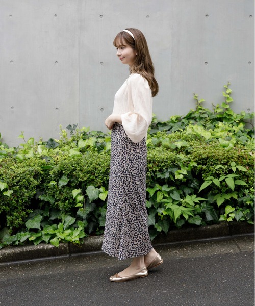 flower(フラワー)の「ウォータリーレディブラウス(シャツ/ブラウス・レディース・アイボリー/ベージュ・FREE)」の6枚目の写真