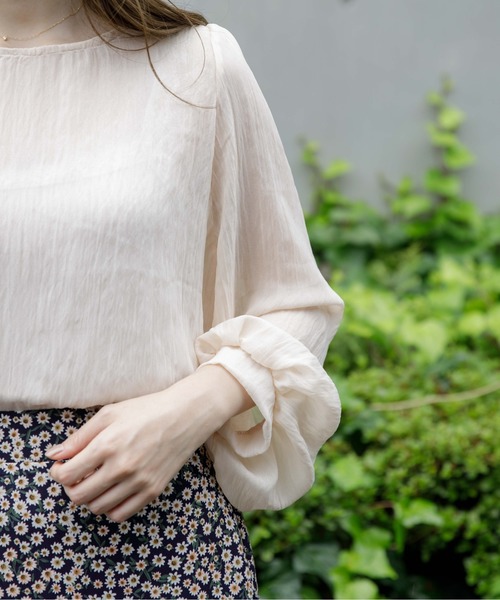 flower(フラワー)の「ウォータリーレディブラウス(シャツ/ブラウス・レディース・アイボリー/ベージュ・FREE)」の19枚目の写真