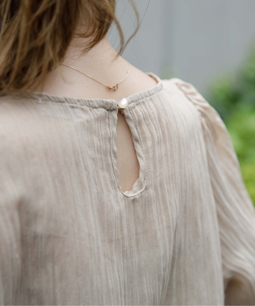 flower(フラワー)の「ウォータリーレディブラウス(シャツ/ブラウス・レディース・アイボリー/ベージュ・FREE)」の15枚目の写真