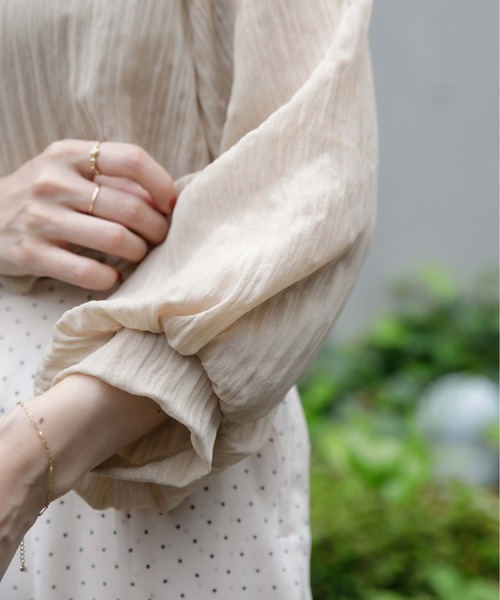 flower(フラワー)の「ウォータリーレディブラウス(シャツ/ブラウス・レディース・アイボリー/ベージュ・FREE)」の17枚目の写真