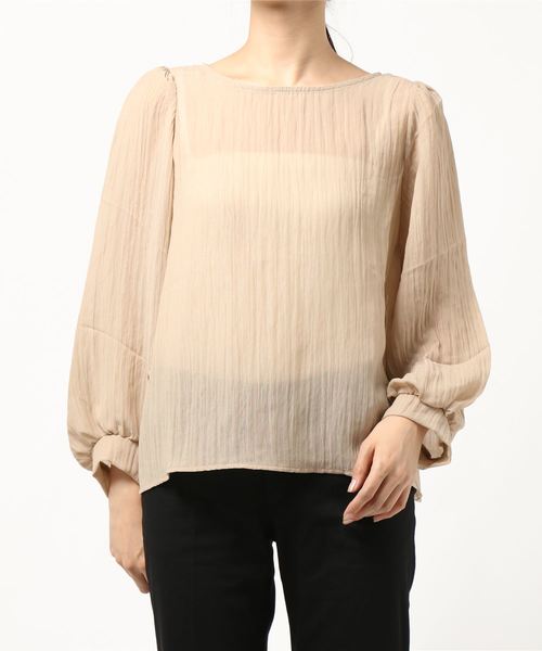 flower(フラワー)の「ウォータリーレディブラウス(シャツ/ブラウス・レディース・アイボリー/ベージュ・FREE)」の9枚目の写真