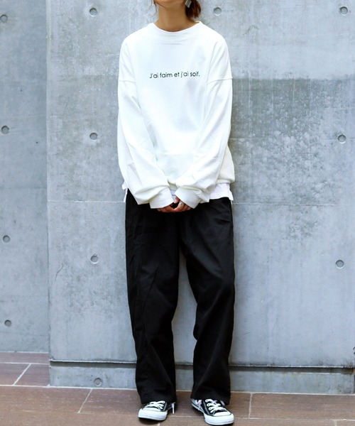 Fashion Letter（ファッションレター）の「バックルバルーンパンツ（チノパンツ・レディース・ブラック/ベージュ/カーキ・LL/4L/3L/M/L）」の13枚目の写真