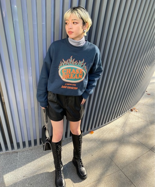 SpRay（スプレイ）の「フェイクレザーショートパンツ（その他パンツ・レディース・ブラック/ブラウン/アイボリー・FREE）」の20枚目の写真