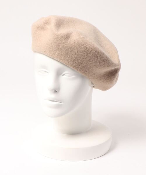salle de bal(サルデバル)の「ウールベレー帽 / WOOL BERET(ハンチング/ベレー帽・レディース・ブラック/グレー/チャコールグレー/ベージュ/ネイビー/バーガンディー/ブラウン/ワインレッド・FREE)」の19枚目の写真