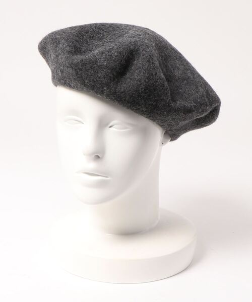 salle de bal(サルデバル)の「ウールベレー帽 / WOOL BERET(ハンチング/ベレー帽・レディース・ブラック/グレー/チャコールグレー/ベージュ/ネイビー/バーガンディー/ブラウン/ワインレッド・FREE)」の21枚目の写真