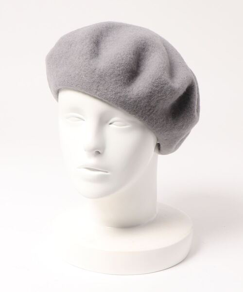 salle de bal(サルデバル)の「ウールベレー帽 / WOOL BERET(ハンチング/ベレー帽・レディース・ブラック/グレー/チャコールグレー/ベージュ/ネイビー/バーガンディー/ブラウン/ワインレッド・FREE)」の22枚目の写真