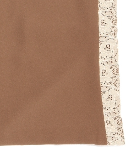 BEAMS LIGHTS Women's（ビームスライツ ウィメンズ）の「BEAMS LIGHTS / 片脇レース ワンピース（ワンピース・レディース・ブラック/ブラウン系その他・36/38）」の22枚目の写真