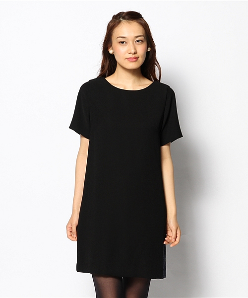 BEAMS LIGHTS Women's（ビームスライツ ウィメンズ）の「BEAMS LIGHTS / 片脇レース ワンピース（ワンピース・レディース・ブラック/ブラウン系その他・36/38）」の10枚目の写真