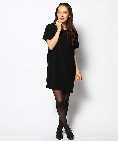 BEAMS LIGHTS Women's（ビームスライツ ウィメンズ）の「BEAMS LIGHTS / 片脇レース ワンピース（ワンピース・レディース・ブラック/ブラウン系その他・36/38）」の13枚目の写真