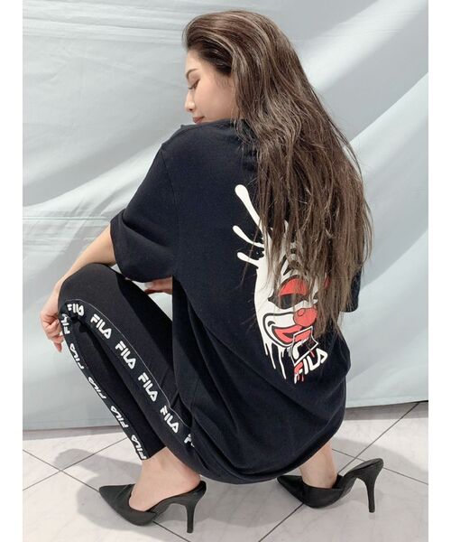 FILA（フィラ）の「GYDA×FILA BUG BASKETBALL Tシャツ（Tシャツ/カットソー・レディース・オフホワイト/ブラック・FREE）」の13枚目の写真