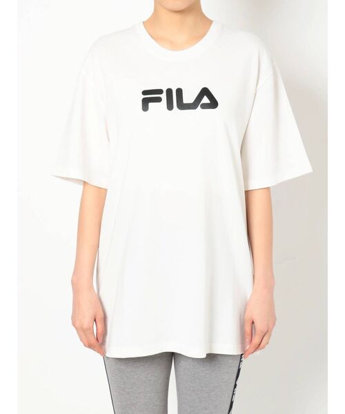 FILA（フィラ）の「GYDA×FILA BUG BASKETBALL Tシャツ（Tシャツ/カットソー・レディース・オフホワイト/ブラック・FREE）」の19枚目の写真
