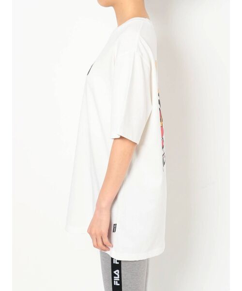 FILA（フィラ）の「GYDA×FILA BUG BASKETBALL Tシャツ（Tシャツ/カットソー・レディース・オフホワイト/ブラック・FREE）」の20枚目の写真
