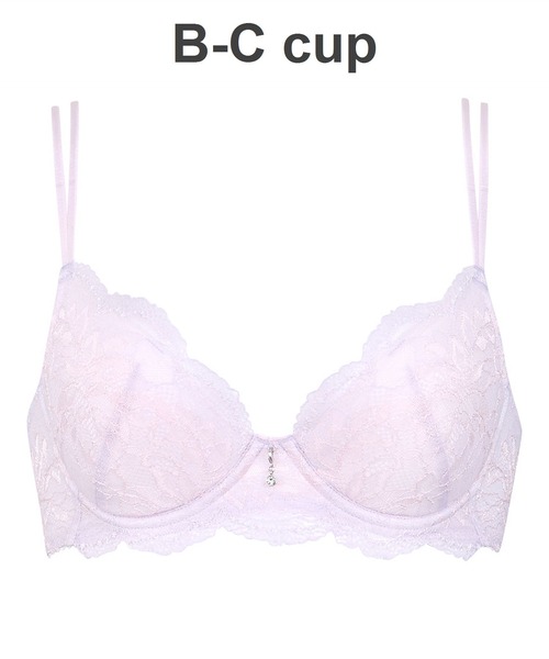 Wing Lesiage（ウイングレシアージュ）の「ブラジャー　「1000シリーズ」（ブラジャー・レディース・ブラック/ターコイズブルー/マスタード/エンジ/ピンク/ブルー/ベージュ/サックスブルー/ライトピンク/グリーン/ナチュラル/ベビーピンク/ネイビー/ブラウン/グレー・B65/B70/C70/B75/C65/C75/B80/C80）」の12枚目の写真