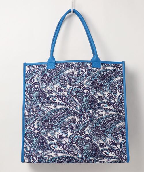 チャイハネ(チャイハネ)の「【チャイハネ】ペイズリー柄BIGトートバッグ(トートバッグ・レディース・ブラウン/ブルー・FREE)」の11枚目の写真