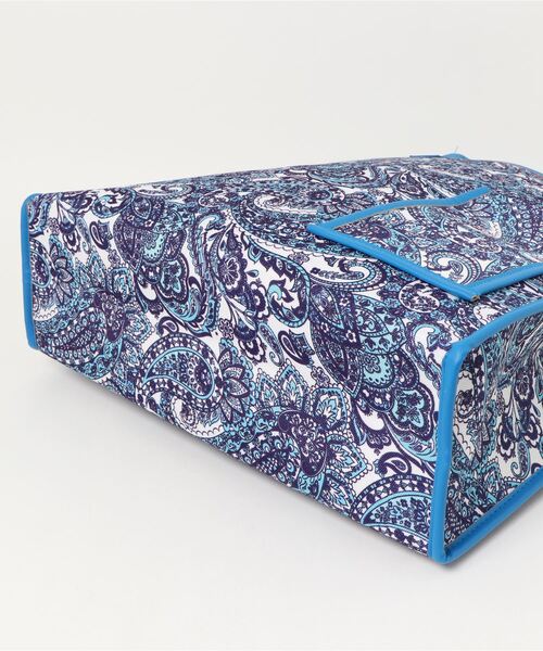 チャイハネ(チャイハネ)の「【チャイハネ】ペイズリー柄BIGトートバッグ(トートバッグ・レディース・ブラウン/ブルー・FREE)」の8枚目の写真