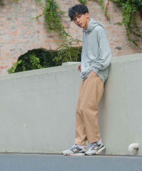 improves（インプローブス）の「ナチュラル ストレッチ タック ワイド テーパードパンツ（スラックス・メンズ・ブラック/ホワイト/ベージュ・LARGE/MEDIUM）」の12枚目の写真