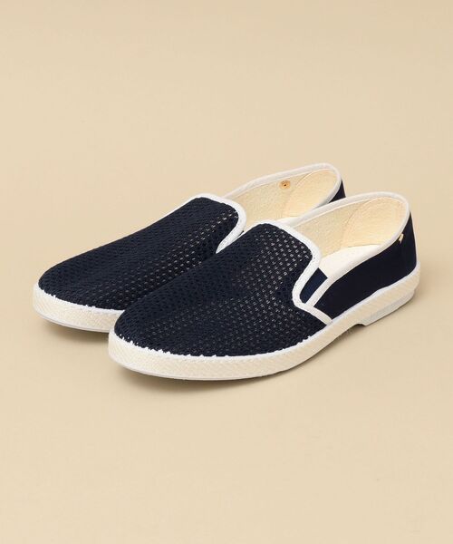 Rivieras（リビエラ）の「【SHIPS別注】RIVIERAS: CLASSIC 20° スリッポン（スニーカー・メンズ・ネイビー/オフホワイト・44/40/41/42/43）」の2枚目の写真