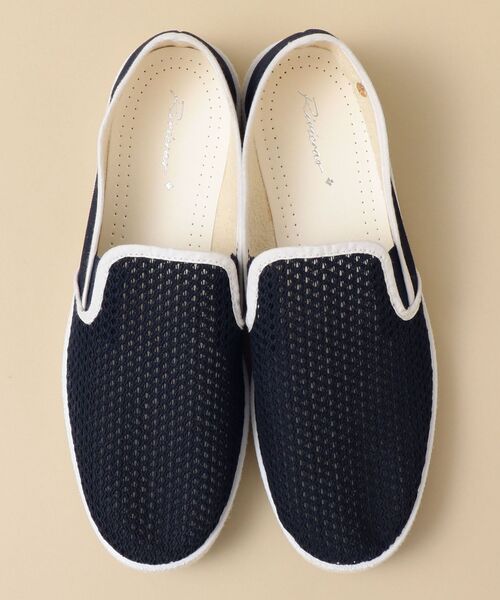 Rivieras（リビエラ）の「【SHIPS別注】RIVIERAS: CLASSIC 20° スリッポン（スニーカー・メンズ・ネイビー/オフホワイト・44/40/41/42/43）」の5枚目の写真