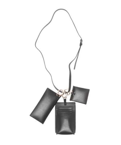 LAZY SUSAN（レイジースーザン）の「マルチポシェット　ルベルニ３セット（ショルダーバッグ・レディース・ブラック/ブラウン/アイボリー・FREE）」の4枚目の写真