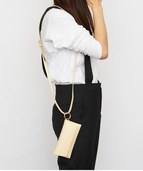 LAZY SUSAN（レイジースーザン）の「マルチポシェット　ルベルニ３セット（ショルダーバッグ・レディース・ブラック/ブラウン/アイボリー・FREE）」の7枚目の写真