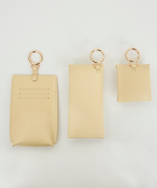 LAZY SUSAN（レイジースーザン）の「マルチポシェット　ルベルニ３セット（ショルダーバッグ・レディース・ブラック/ブラウン/アイボリー・FREE）」の20枚目の写真