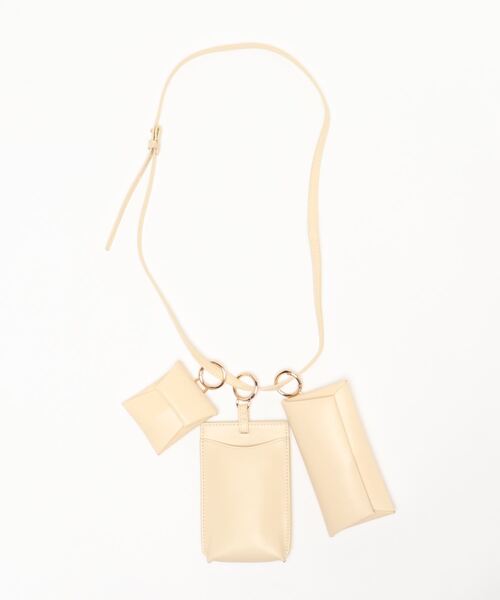 LAZY SUSAN（レイジースーザン）の「マルチポシェット　ルベルニ３セット（ショルダーバッグ・レディース・ブラック/ブラウン/アイボリー・FREE）」の17枚目の写真