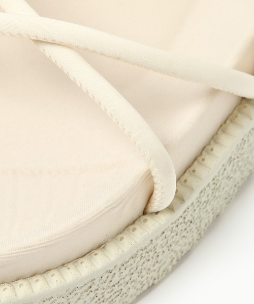 Heather(ヘザー)の「厚底コードレースアップ トングサンダル 937582(サンダル・レディース・ブラック/アイボリー/ベージュ・M/L)」の21枚目の写真