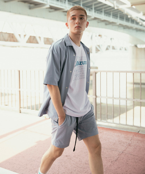 MIZUNO SPORTS STYLE（ミズノスポーツスタイル）の「ストレッチウーブン ハーフパンツ（その他パンツ・メンズ・ブラック/ライトブルー・XL/L/M/S）」の12枚目の写真