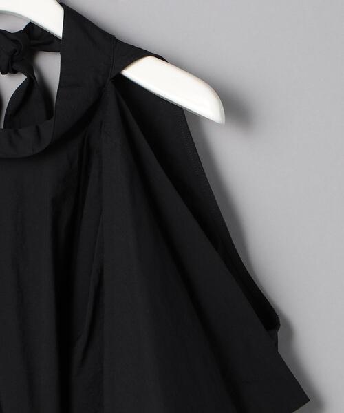 LEMAIRE（ルメール）の「＜LEMAIRE（ルメール）＞ フリル ノースリーブ ドレス ■■■（ドレス・レディース・ブラック・36/34）」の4枚目の写真