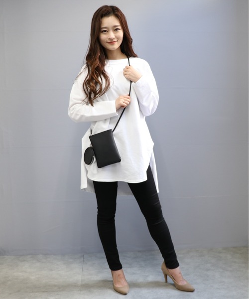 POUTOJOURU(ポートジュール)の「【ポートジュール】 PUレザーミニショルダーバッグ コインケース付き WEB限定(ショルダーバッグ・レディース・ホワイト/ライトブルー/ブラック/ベージュ/カーキ/モカ/グレイッシュベージュ・FREE)」の19枚目の写真