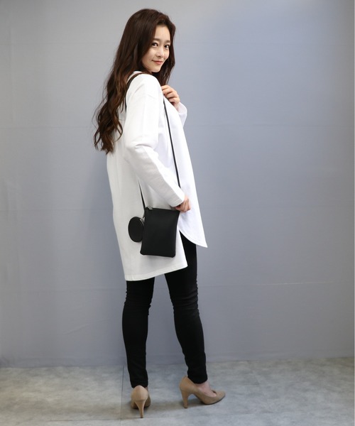 POUTOJOURU(ポートジュール)の「【ポートジュール】 PUレザーミニショルダーバッグ コインケース付き WEB限定(ショルダーバッグ・レディース・ホワイト/ライトブルー/ブラック/ベージュ/カーキ/モカ/グレイッシュベージュ・FREE)」の21枚目の写真