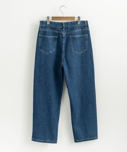 Ressaca(レサーカ)の「リラックスルーズフィット ワイドストレートデニムパンツ ヴィンテージライク(デニムパンツ・メンズ・ライトブルー/ブラック/グレー/サックスブルー/インディゴブルー・M/L/XL/XXL/S)」の19枚目の写真