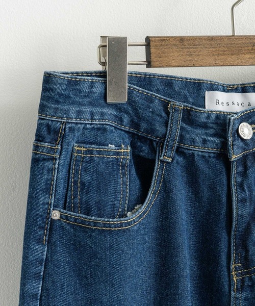 Ressaca(レサーカ)の「リラックスルーズフィット ワイドストレートデニムパンツ ヴィンテージライク(デニムパンツ・メンズ・ライトブルー/ブラック/グレー/サックスブルー/インディゴブルー・M/L/XL/XXL/S)」の20枚目の写真
