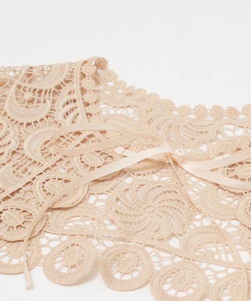 AS KNOW AS PINKY（アズノゥアズピンキー）の「まるでかこまれた付け襟（付け襟・レディース・オフホワイト/ベージュ/ブラック・FREE）」の12枚目の写真