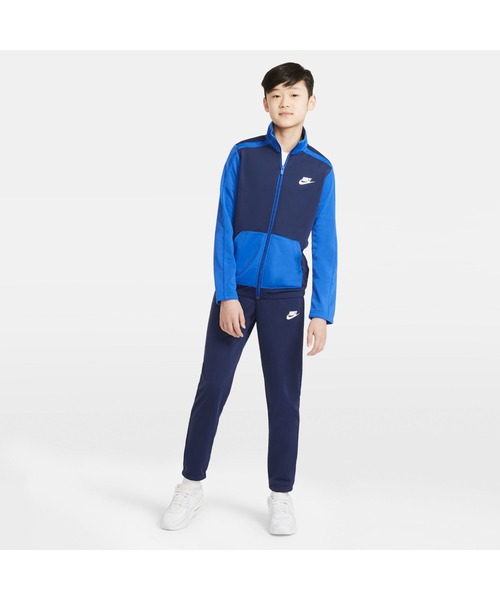 NIKE(ナイキ)の「ナイキ NIKE ナイキ YTH NSW フューチュラ POLY カフ TS(ジャージ・キッズ・ネイビー/ブラック・130cm/160cm/150cm/140cm)」の1枚目の写真