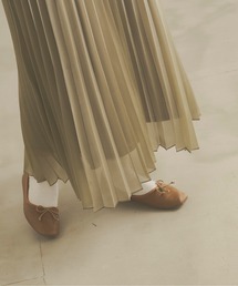 Ambre Neige | シャイニープリーツスカート／【WEB/EC限定商品】(スカート)