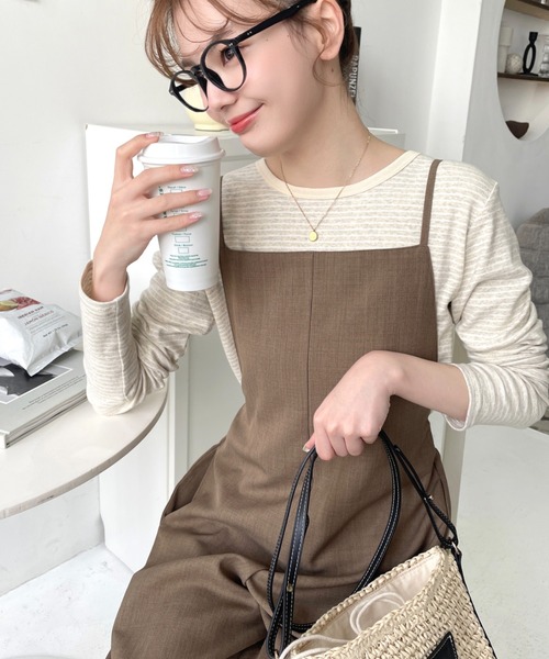 marimo♪　リネンサロペット marimo♪様 専用 リネンサロペット