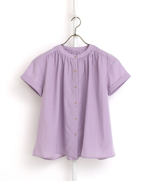 Afternoon Tea(アフタヌーンティー)の「UV加工ブラウス(シャツ/ブラウス・レディース・ライトグリーン/ライトパープル/オフホワイト・MEDIUM)」の3枚目の写真