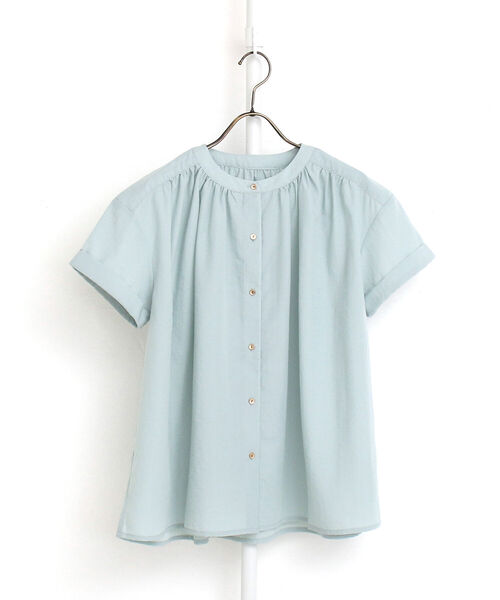 Afternoon Tea(アフタヌーンティー)の「UV加工ブラウス(シャツ/ブラウス・レディース・ライトグリーン/ライトパープル/オフホワイト・MEDIUM)」の2枚目の写真