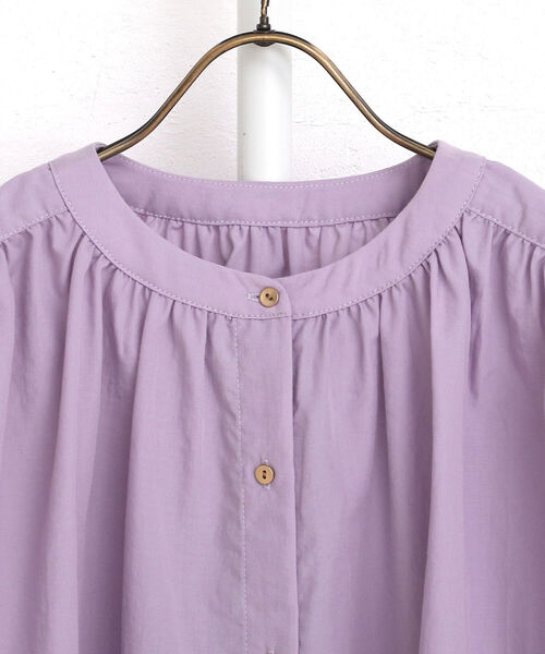 Afternoon Tea(アフタヌーンティー)の「UV加工ブラウス(シャツ/ブラウス・レディース・ライトグリーン/ライトパープル/オフホワイト・MEDIUM)」の10枚目の写真