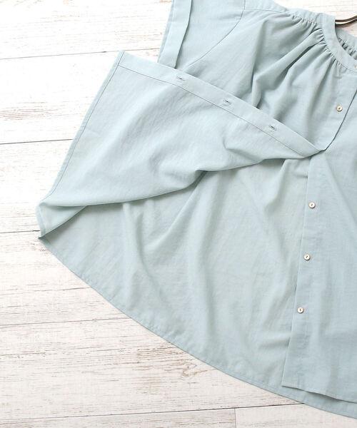 Afternoon Tea(アフタヌーンティー)の「UV加工ブラウス(シャツ/ブラウス・レディース・ライトグリーン/ライトパープル/オフホワイト・MEDIUM)」の15枚目の写真