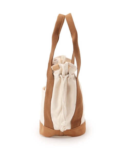 SHOO・LA・RUE（シューラルー）の「◆キャンバス巾着トート（トートバッグ・レディース・ブラウン系/ネイビー/ピンク系/カーキ・00）」の6枚目の写真