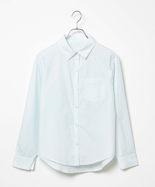 WEGO（ウィゴー）の「WEGO/スクール長袖シャツ（シャツ/ブラウス・レディース・ホワイト/その他1/ピンク/サックスブルー・SMALL/MEDIUM/LARGE）」の11枚目の写真