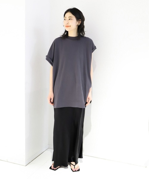 CITYSHOP(シティーショップ)の「ASYMMETRY Tシャツ 3(Tシャツ/カットソー・レディース・ホワイト/グレー/パープル・FREE)」の19枚目の写真