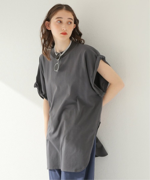 CITYSHOP(シティーショップ)の「ASYMMETRY Tシャツ 3(Tシャツ/カットソー・レディース・ホワイト/グレー/パープル・FREE)」の21枚目の写真